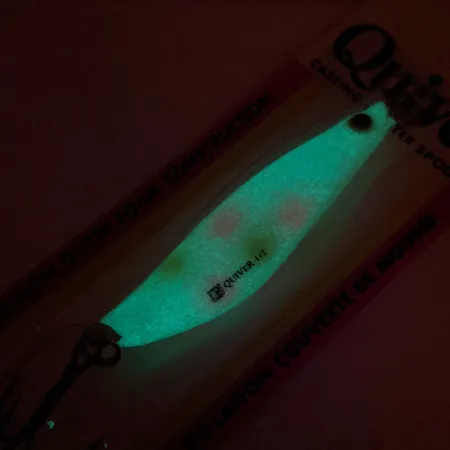 Luhr Jensen Quiver Lepel, Pearls/Glow, 14g, Foam-Core, #12050