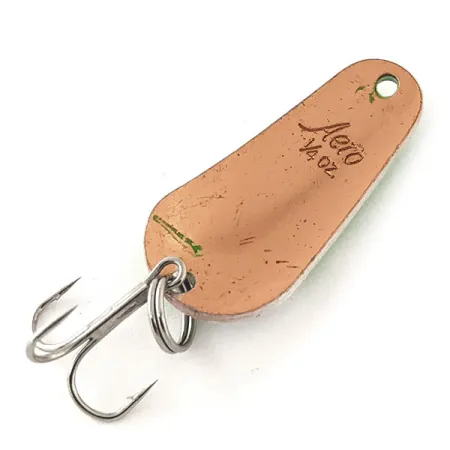 Aeroplane Spinner Aero UV Lepel, Groen/Wit/Koper, 7g, UV, #12054