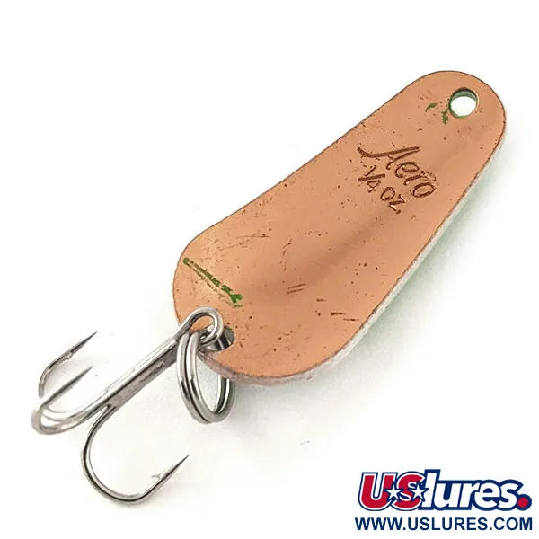 Aeroplane Spinner Aero UV Lepel, Groen/Wit/Koper, 7g, UV, #12054