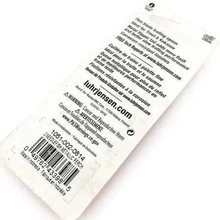 Luhr Jensen Needlefish 2 Trollenlepel, Metallic Perch, 3g, #12058