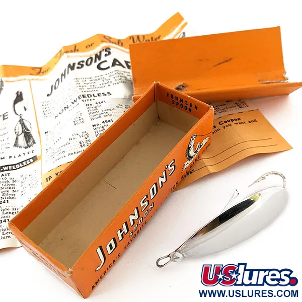 Weedless Johnson Silver Minnow Lepel, Zilver verzilverd, 12g, #12059