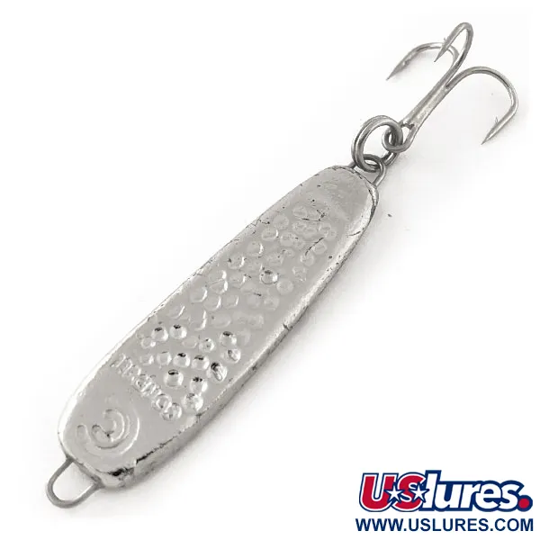 Cotton Cordell CC Spoon Jig Lure, Zilver, 11g, Gehamerd, #12092