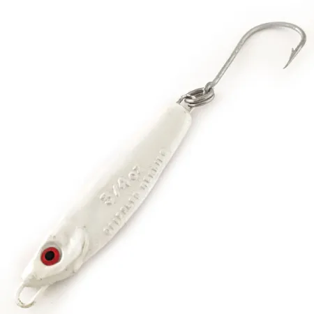 Luhr Jensen Crippled Herring, Pearl, 21g, Lepel, Enkele Haak, #12098