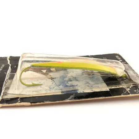 G.W's ice fishing Lures Kunstaas, Chartreuse/Oranje, 17g, Wierloos, #12104