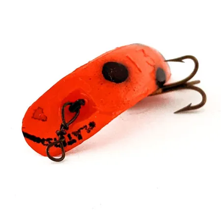 Yakima Bait FlatFish F3 Plug, Rood/Zwart, 0.9g, Drijvend, #12110