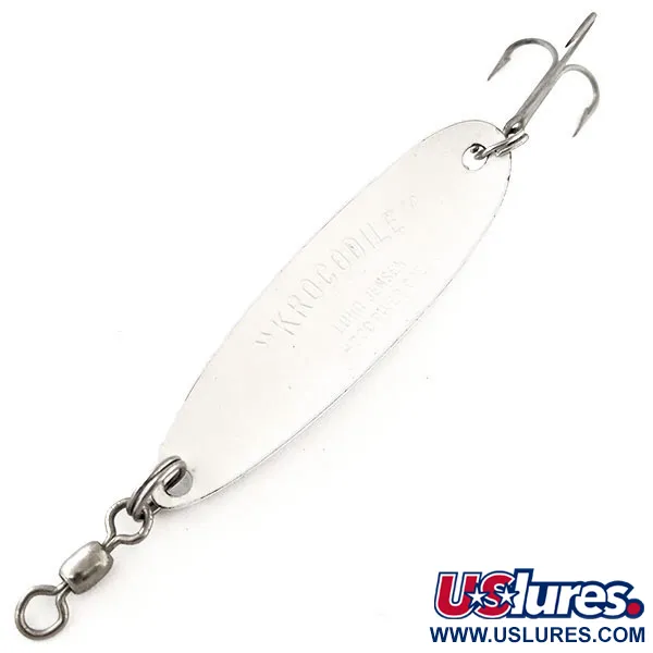 Luhr Jensen Krocodile Die #5 Lepel, White Pearl, 25g, #12113