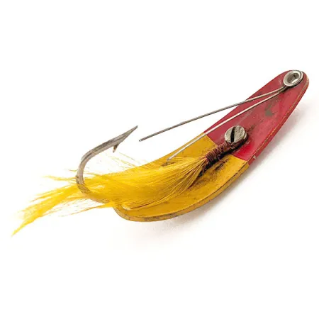 Weezel Weedless Rex Spoon Lepel, Geel/Rood, 12,5g, Wierbeschermer, #12125