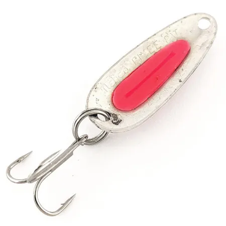 Nebco Pixee Lepel, Gehamerd Nikkel / Rood, 4.5g, Salmon Egg, #12188