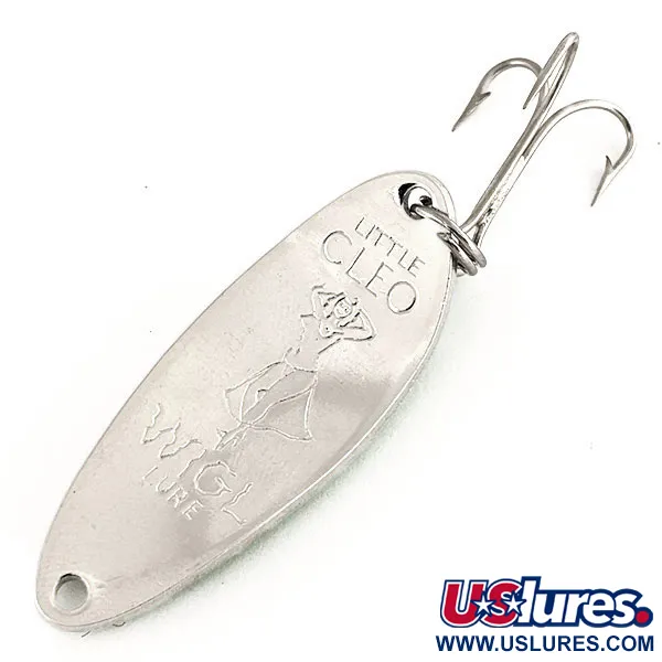 Seneca Little Cleo Glow Lepel, Groen/Wit/Nikkel, 10g, #12190