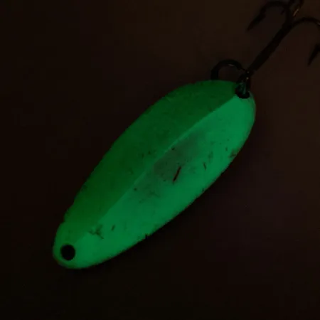 Seneca Little Cleo Glow Lepel, Groen/Wit/Nikkel, 10g, #12190