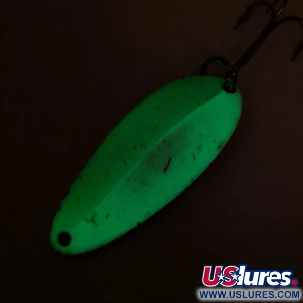 Seneca Little Cleo Glow Lepel, Groen/Wit/Nikkel, 10g, #12190