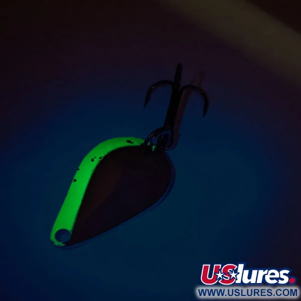 Acme K.O. Wobbler UV Lepel, Nikkel / Blauw, 7g, UV, #12215