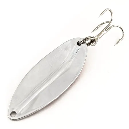 TODDCO Main liner Lepel, Nikkel/Donkerrood, 12,5g, Ribbel, #12221