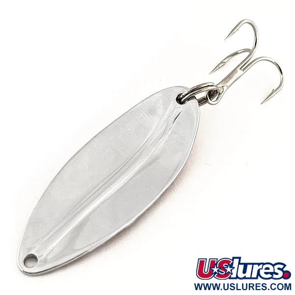 TODDCO Main liner Lepel, Nikkel/Donkerrood, 12,5g, Ribbel, #12221