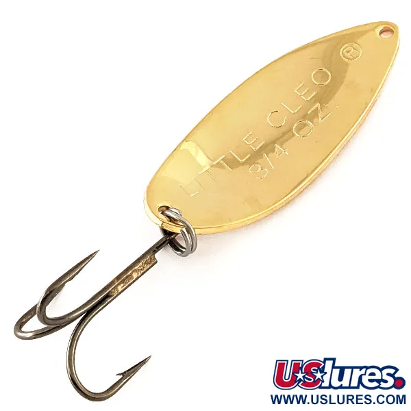 Acme Little Cleo Lepel, Goud / Rood, 21g, verguld, #12256