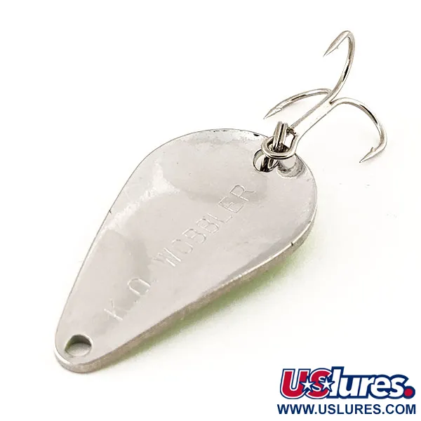 Acme K.O. Wobbler UV Lepel, Nikkel / Groen, 14g, UV-coating, #12259