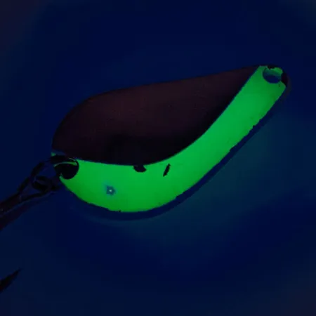 Acme K.O. Wobbler UV Lepel, Nikkel / Groen, 14g, UV-coating, #12259