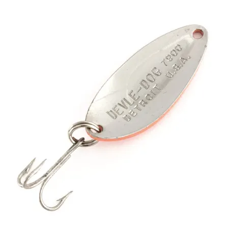 Eppinger Dardevle Devle Dog 7900 UV Lepel, Rood / Nikkel, 7g, #12262