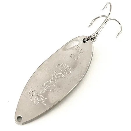 Little Cleo (Hula Girl) Lepel, Wit/Groen/Glitter/Nikkel, 21g, #12267