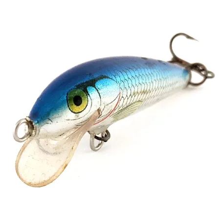 Rapala Original Floater F5 Plug, Blauw/Zilver, 2,5g, Balsa, #12279