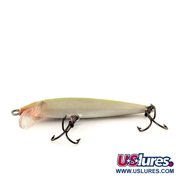 Rapala Original Floater F6 Plug, Chartreuse, 3g, Balsa, #12280