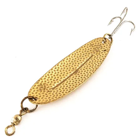 Williams Wabler Lepel, Gehamerd goud, 18g, lengteribbel, #12284