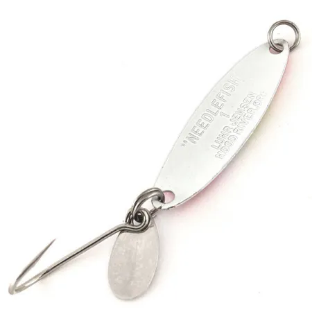 Luhr Jensen Needlefish 1 Lepel, Roze/Wit/Geel, 2g, UV, #12319