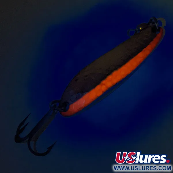 Luhr Jensen Krocodile Die #3 UV Lepel, Messing/Rood, 10g, UV, #12325