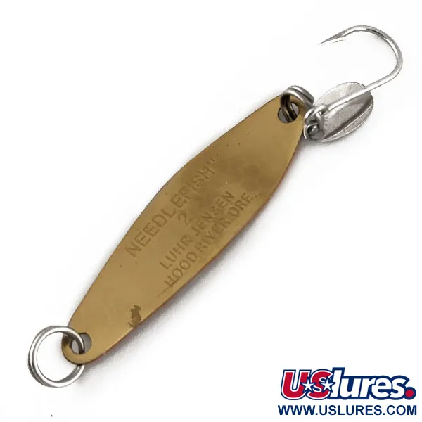 Luhr Jensen Needlefish 2 Lepel, Fire Tiger/Goud, 3g, Trollen, #12329