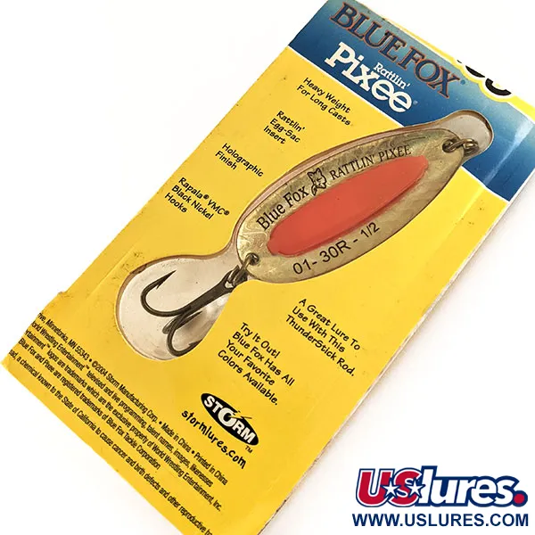 Blue Fox Rattlin Pixee Lepel, Regenboogforel, 14g, Ei, #12334