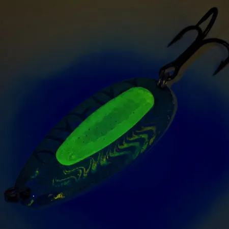 Blue Fox Rattlin Pixee Lepel, Rainbow Herring / Yellow, 24g, #12336