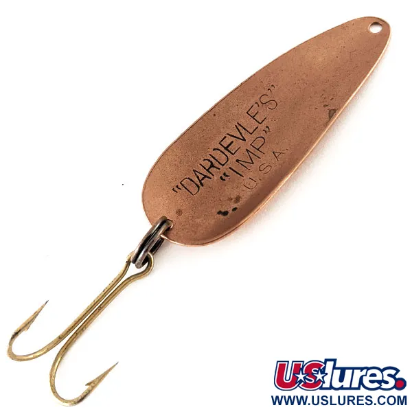 Eppinger Dardevle Imp Lepel, Mat Koper, 7g, Klassieke Vorm, #12337