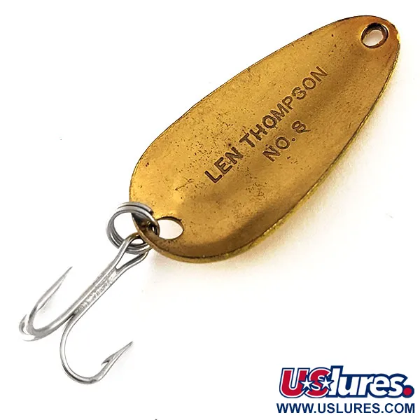 Len Thompson #8 Lepel, Five of Diamonds, 7g, Messing, #12340