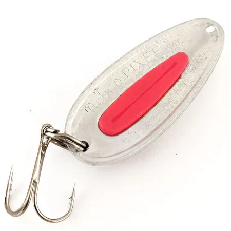 Nebco Pixee UV Lepel, Gehamerd Nikkel/Rood, 24g, UV, #12362