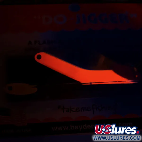 Bay de Noc Do-Jigger #3, nikkel/oranje UV, 9g, Lepel #20107