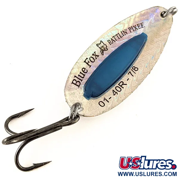 Blue Fox Rattlin Pixee Lepel, Rainbow Herring / Blue, 24g, #12405