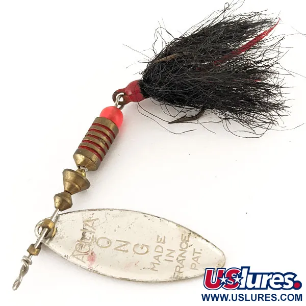 Mepps Aglia Long 2 Dressed Spinner, Zilver, 7,3g, Wilgenblad, #12416