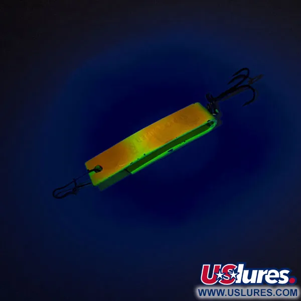 South Bend Super-Duper 503 UV Lepel, Chartreuse-Oranje, UV, #12421