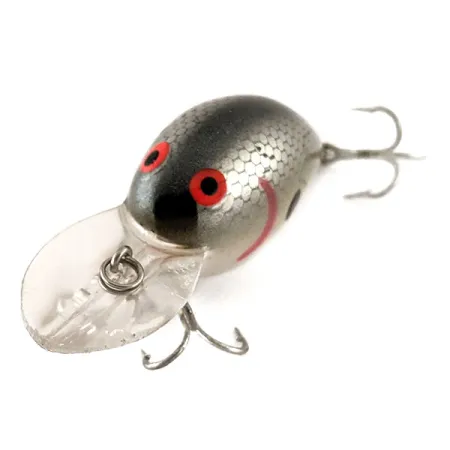Bomber Fat A B05F Crankbait, Zilveren Schubben, 10g, drijvend, #12427