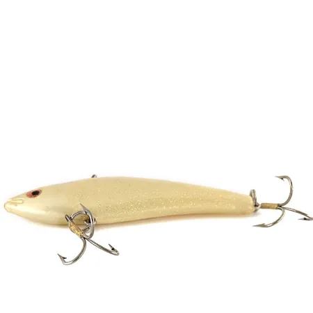 Saurus Vibra-Zarus Vibratiekunstaas, Geel glitter, 14g, JDM, #12433