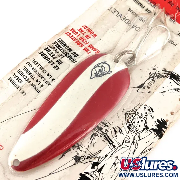 Eppinger Dardevle Dardevlet Lepel, Rood/Wit/Nikkel, 21g, #12437