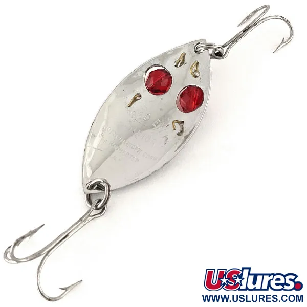 Hofschneider Red Eye junior Lepel, Nikkel / Rood, 13g, Vintage, #12440