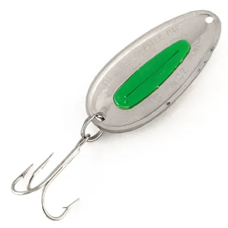 Blue Fox Pixee UV Lepel, Gehamerd nikkel/Groen, 24g, UV, #12445