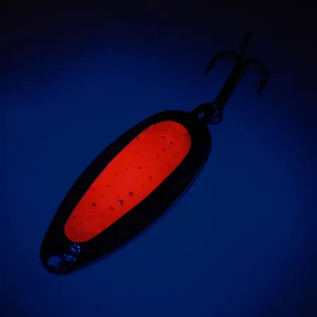 Blue Fox Pixee UV Lepel, Gehamerd Koper/Roze, 14g, UV-Glow, #12447