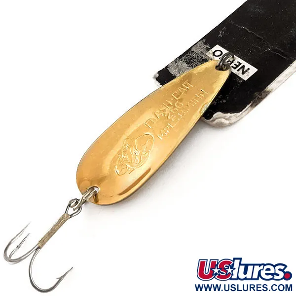 Nebco Flashbait 266 Lepel, Gehamerd Goud, 10g, Vintage, #12448