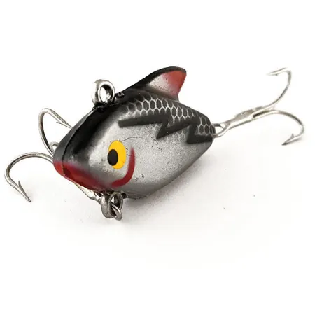 Kmart Kresge #41 Lepel, Zilver/Rood/Zwart, 5g, Zinkend, #12456