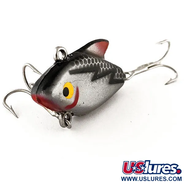 Kmart Kresge #41 Lepel, Zilver/Rood/Zwart, 5g, Zinkend, #12456