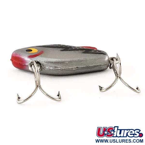 Kmart Kresge #41 Lepel, Zilver/Rood/Zwart, 5g, Zinkend, #12456