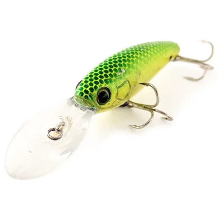 Cotton Cordell Deep Minnow UV Plug, Chartreuse, 7g, UV, #12459