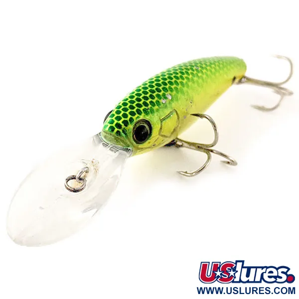 Cotton Cordell Deep Minnow UV Plug, Chartreuse, 7g, UV, #12459